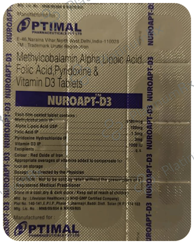 Nuroapt D3 Tablet 10s
