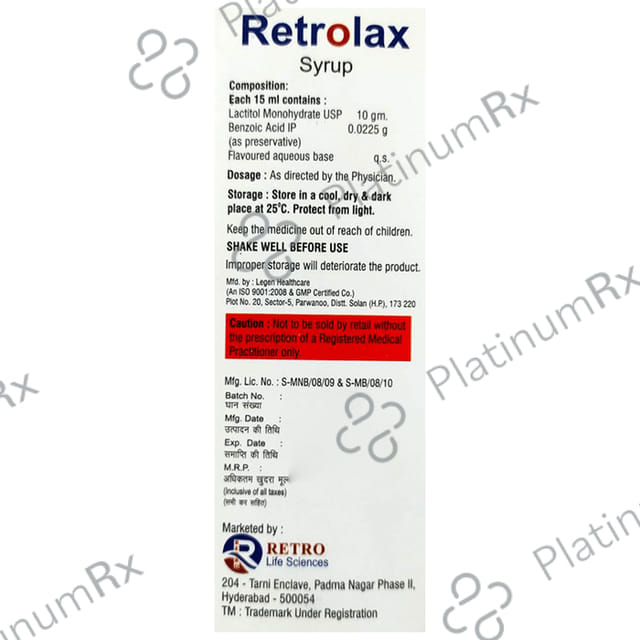 Retrolax Syrup
