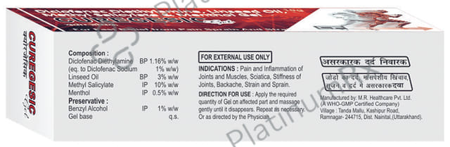 Curegesic-Plus Gel 15 Gel