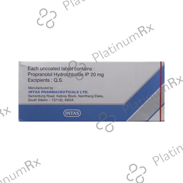 Provanol 20mg Tablet 10s