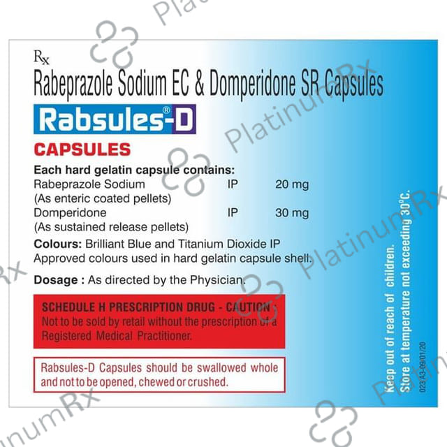 Rabules D 30mg/20mg Capsule SR