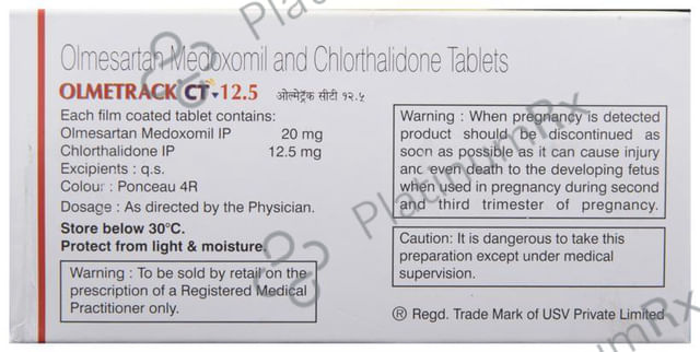 Olmetrack CT 12.5 Tablet