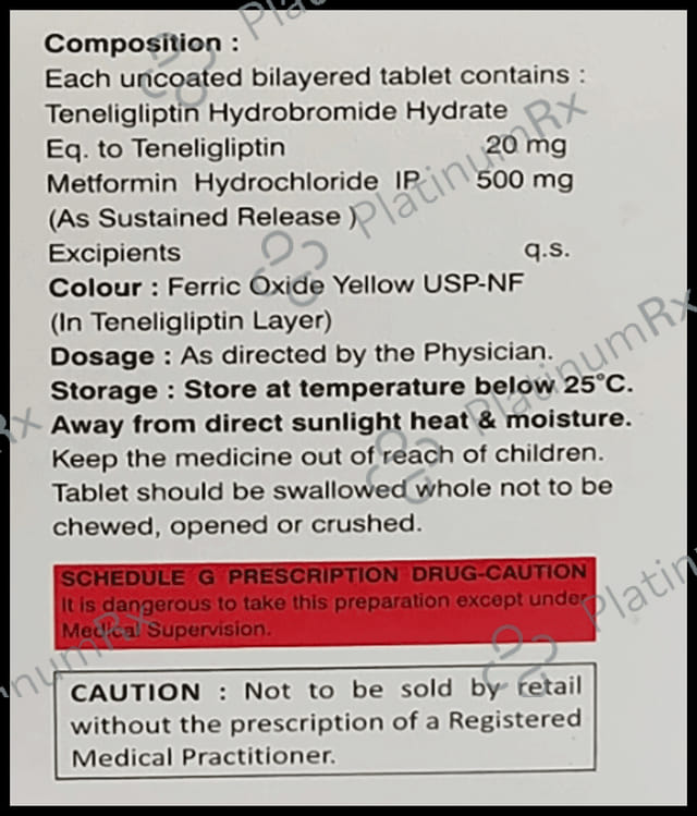 Tenbex M 500mg/20mg Tablet