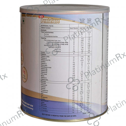 Pentasure New Vanilla Powder 400gm