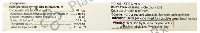 Zynesp 40mcg Injection 1s