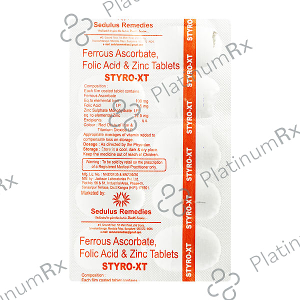 Styro XT Tablet 10s