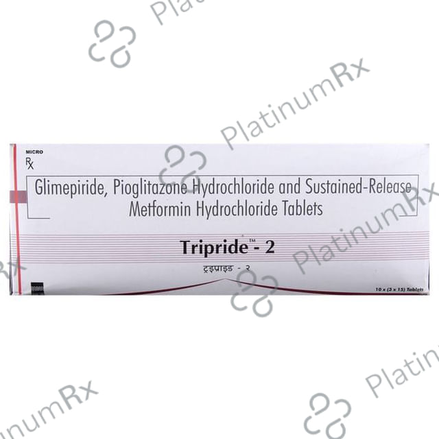 Tripride 2/500/15mg Tablet SR 15s