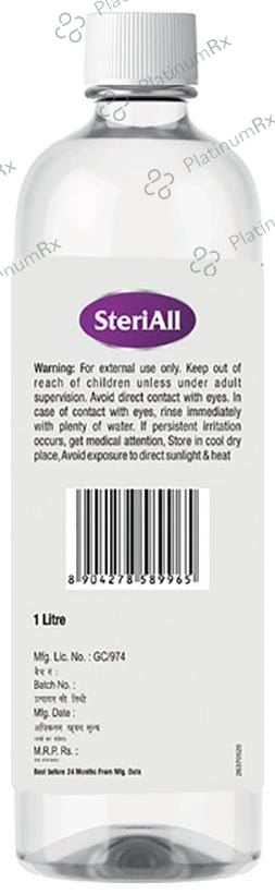 SteriAll Anti-Virus & Anti-Bacterial Hand Wash Lavender 1 Ltr