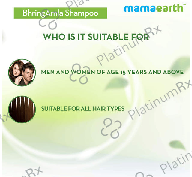Mamaearth BhringAmla Shampoo for Healthy Hair - SLS & Paraben-Free