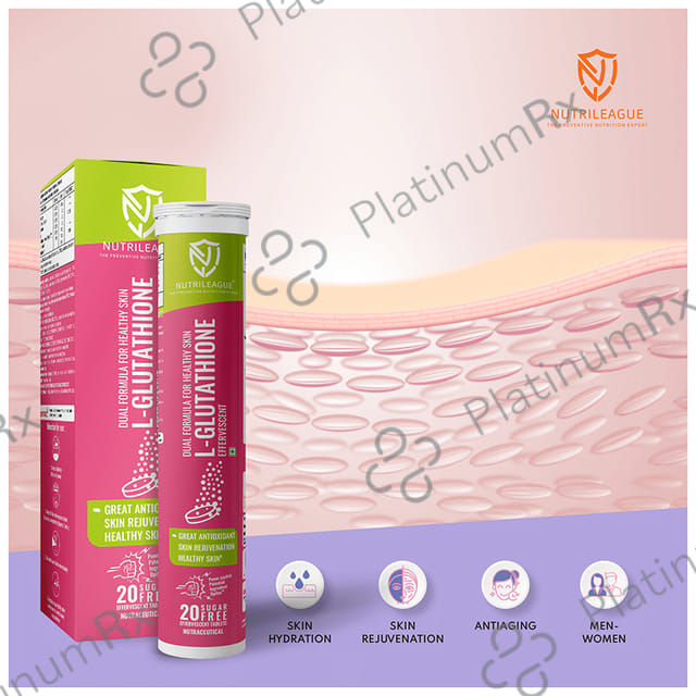 Nutrileague L Glutathione Effervescent Tablet 20s
