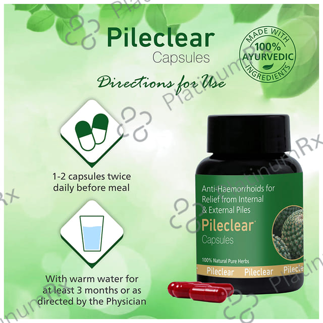 Pileclear Capsule (10 Each) 1 Bottle