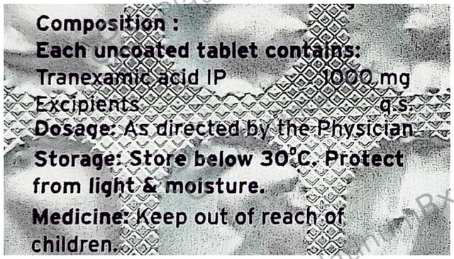 Tranostat 1000mg Tablet 10s