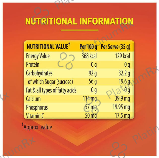 Glucon D Instant Energy Tangy Orange Flavour Powder 125gm