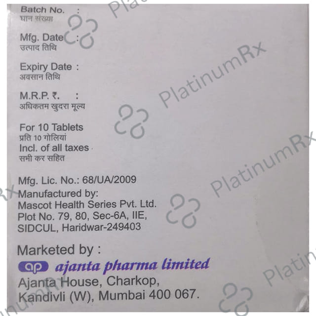 Dapalex M 10/1000 Tablet ER