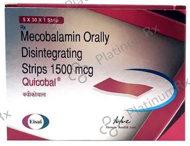 Quicobal ly Disintegrating Strip 1500mcg 30s