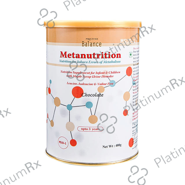 Pristine Balance Metanutrition MSUD 1 (Upto 3 Years) for Metabolism - Flavour Powder Chocolate