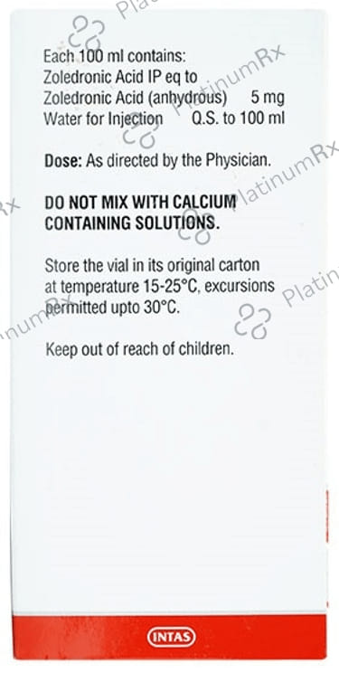 Zolfrac 5mg/100ml Injection 1s
