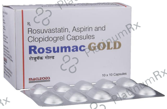 Rosumac Gold 10/75/75mg Capsule 10s