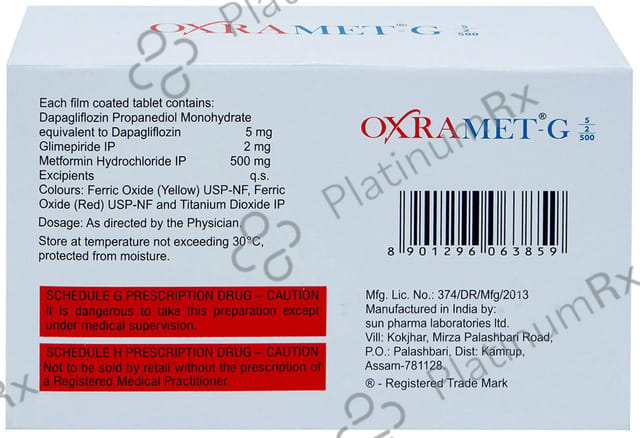 Oxramet G 5/2/500mg Tablet 7s