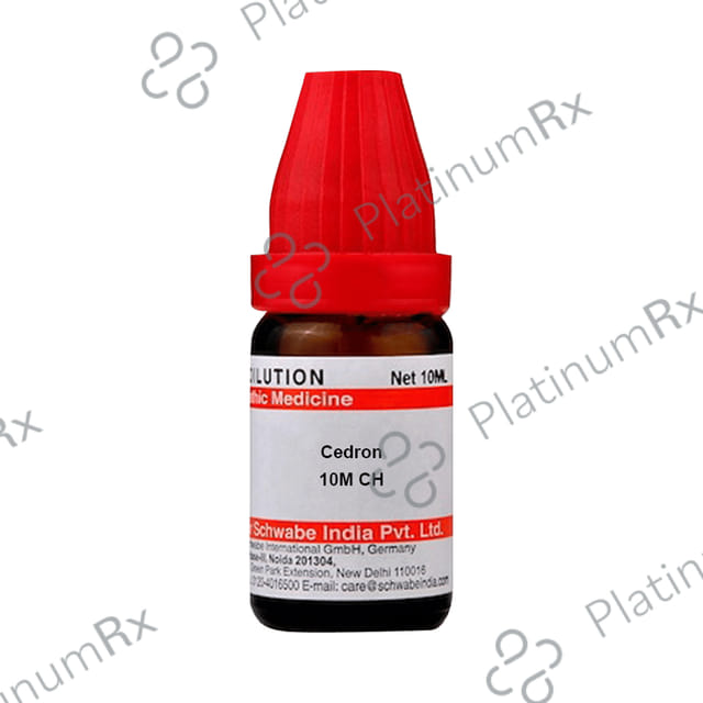 Dr Willmar Schwabe India Cedron Dilution 10M CH