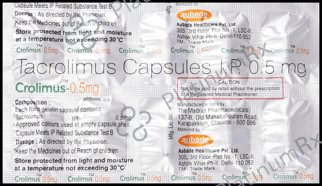Crolimus 0.5mg Capsule