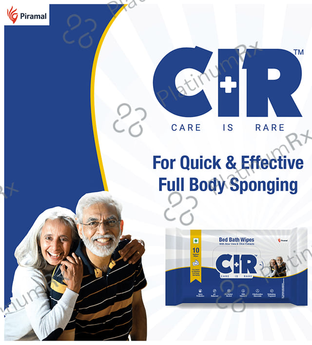 CIR Bed Bath Wipes with Aloe Vera & Olive Extracts