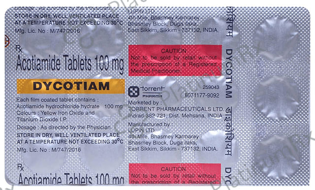 Dycotiam 100mg Tablet 15s