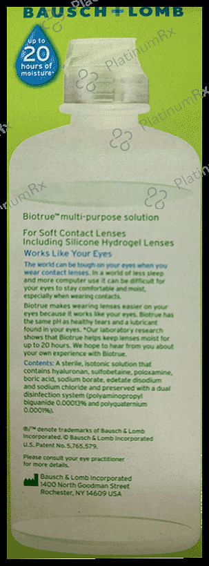 Bio True Multi Purpose Lens Solution 120ml