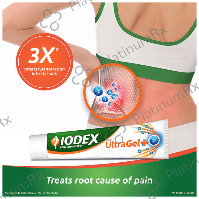 Iodex 2.32% New Ultra Gel + 15gm