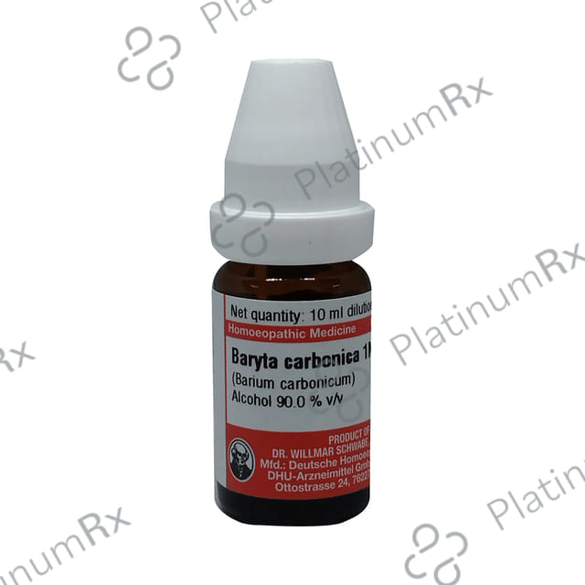 Dr Willmar Schwabe Germany Baryta Carbonoica Dilution 1M