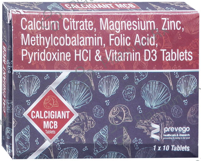 Calcigiant MCB Tablet 10s