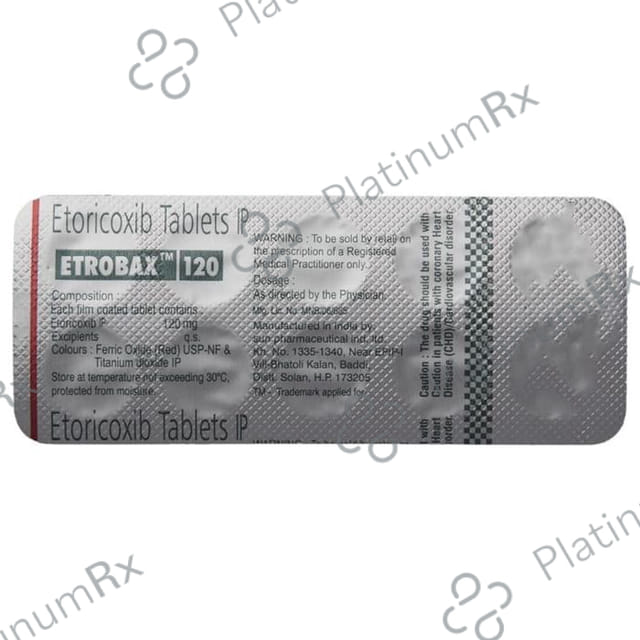 Etrobax 120mg Tablet 10s