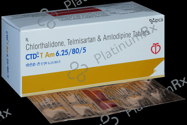 CTD T AM 5/6.25/80mg Tablet 10s
