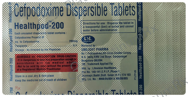 Healthpod 200mg Tablet DT 10s