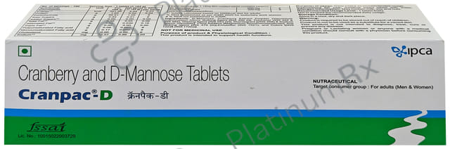 Cranpac D 600/300mg Tablet 10s