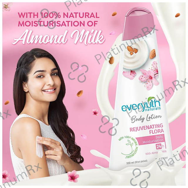 Everyuth Naturals Body Lotion Rejuvenating Flora 100 ml