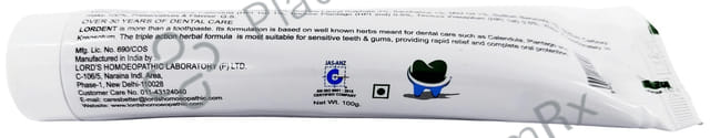 Lord's Lordent Toothpaste