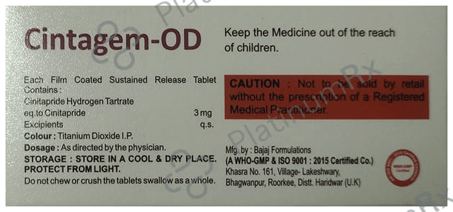 Cintagem-OD Tablet SR