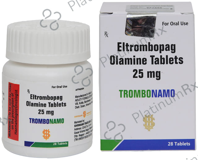 Trombonamo 25mg Tablet 28s
