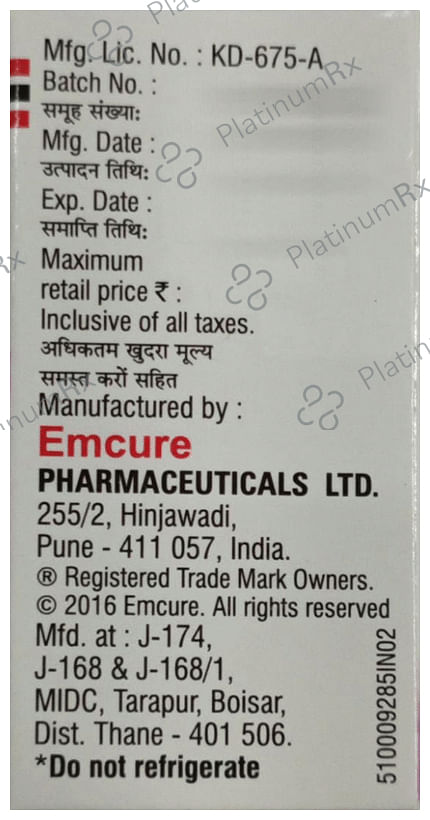 Encicarb 500mg Injection 10ml