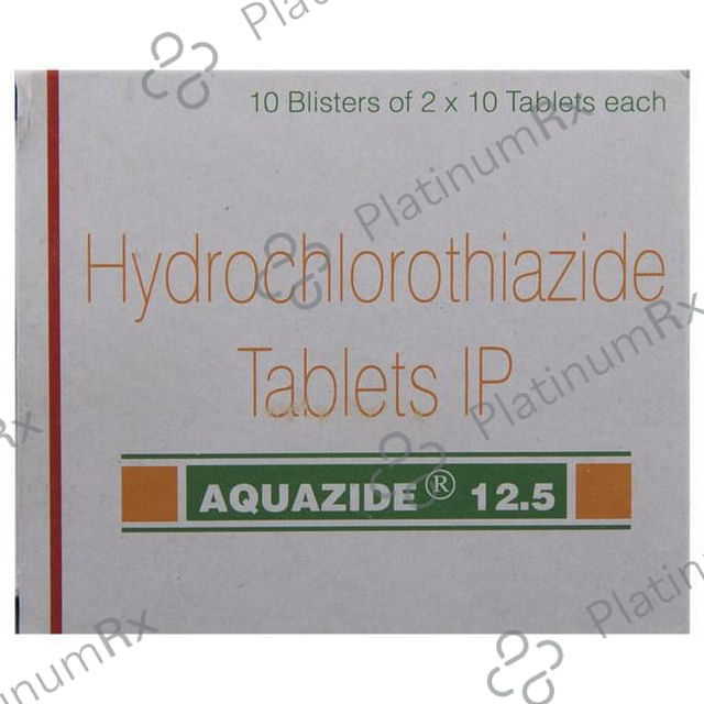 Aquazide 12.5mg Tablet 10s