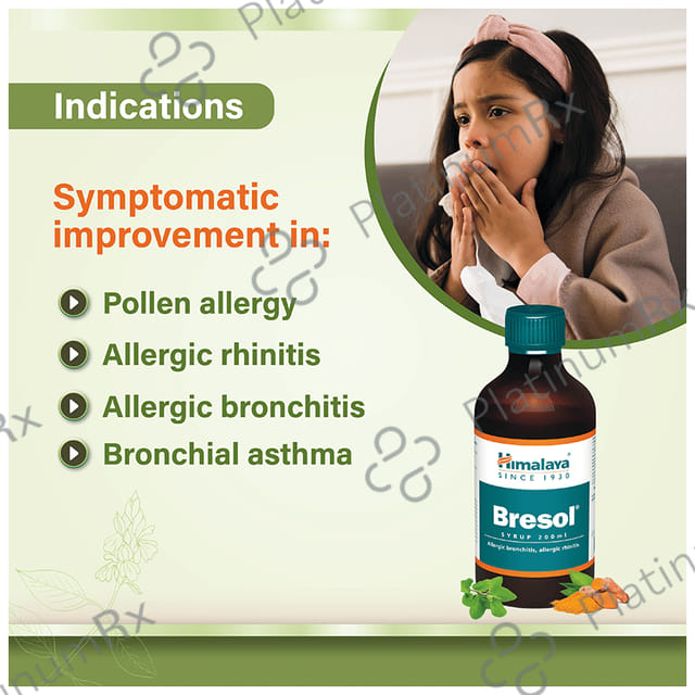 Himalaya Bresol Syrup 200ml
