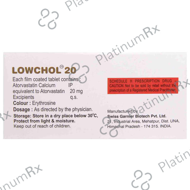 Lowchol 20 Tablet