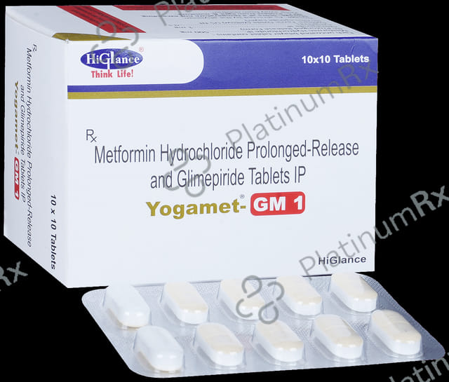Yogamet-GM 1 Tablet PR