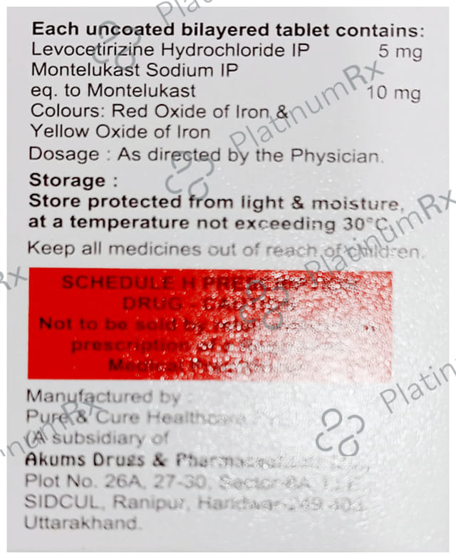 Novakast LC 5mg/10mg Tablet