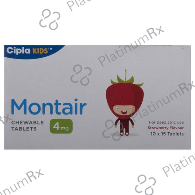 Montair 4mg Chewable Tablet 15s