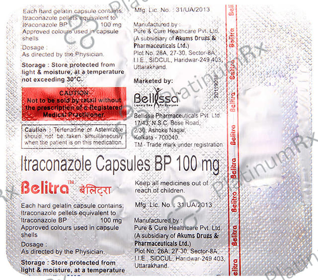 Belitra 100mg Capsule 7s