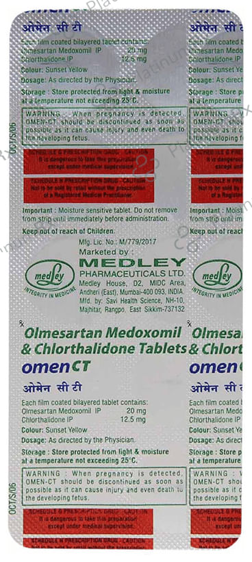 Omen CT 12.5/20mg Tablet 10s