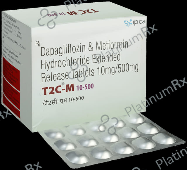 T2C M 10/500mg Tablet ER 15s