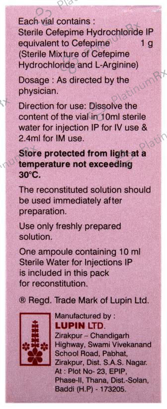 Novapime 1gm Injection 10ml